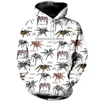 tarantulas of the world fashion 3d printed hoodie sweatshirt zipper hoodie unisex harajuku casual jacket streetwear lms025