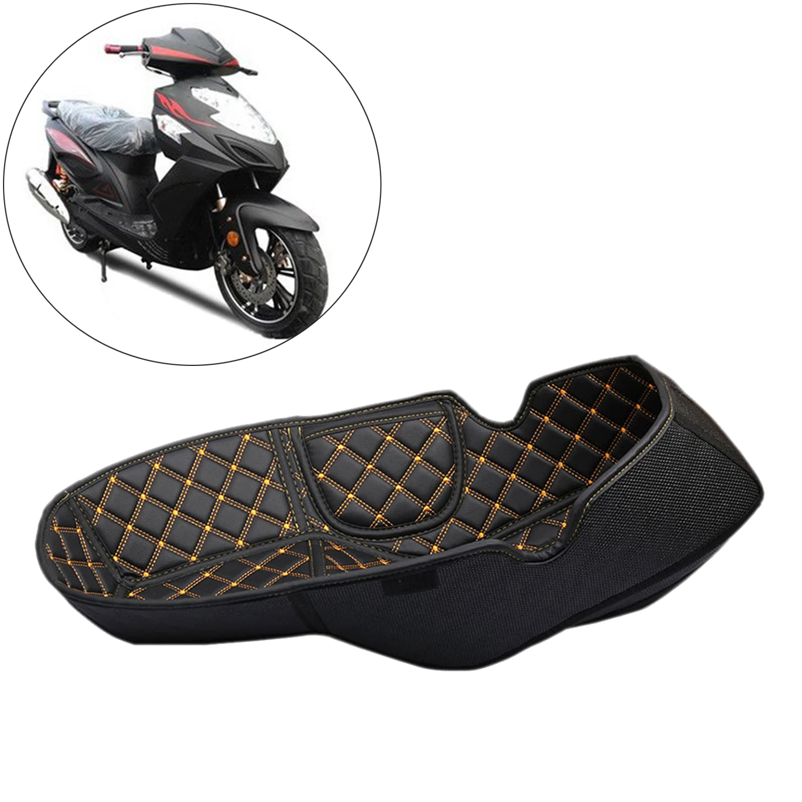

Мотоциклетный гибкий самодельный протектор сиденья Подушка Чехол коврик нескользящий пылезащитный Подходит для HONDA PCX150 PCX 150 Acc