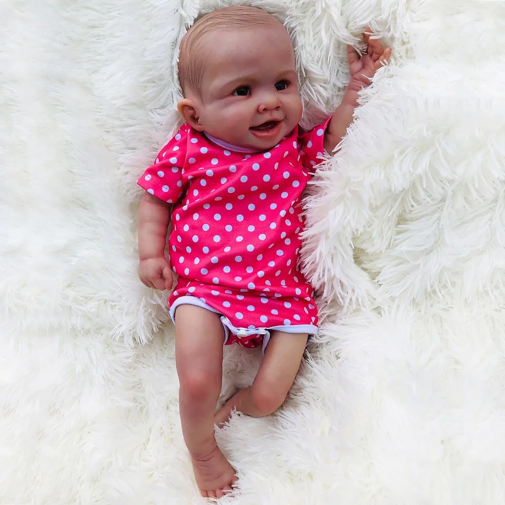 Reborn BabyDoll 20 дюймов реалистичные куклы для новорожденных, реалистичные куклы для новорожденных, силиконовые куклы ручной работы для детей, подарок для детей