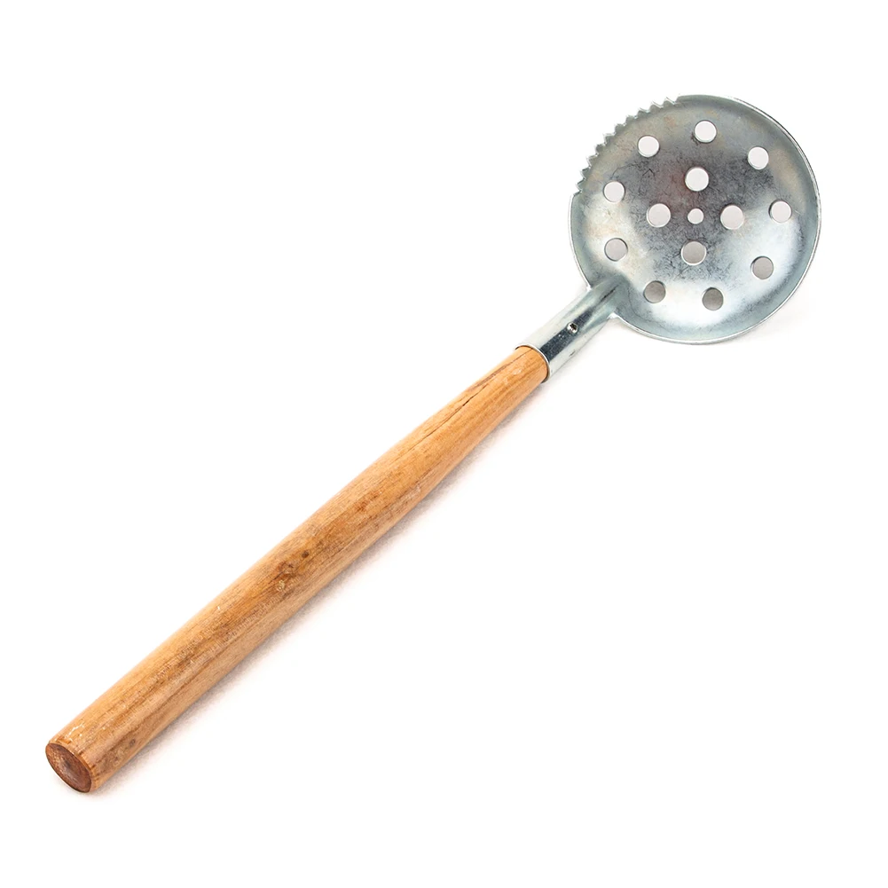 

Outdoor Ice Scoop Wood Handle Skimmer Ice Scoop Scooper Useful High quality