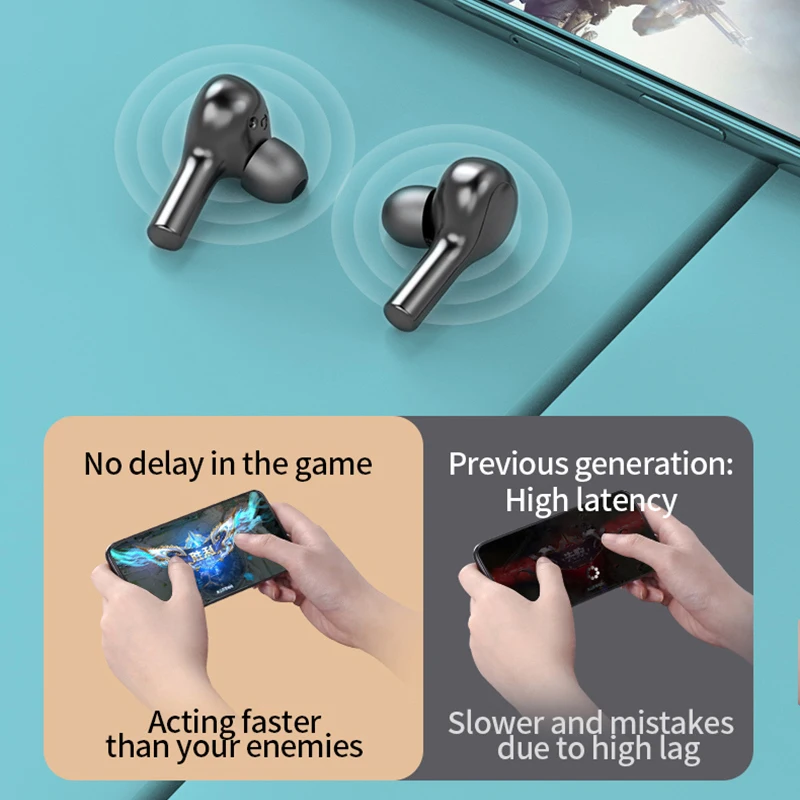 Беспроводные наушники Ubeamer стерео водонепроницаемые вкладыши с микрофоном Bluetooth