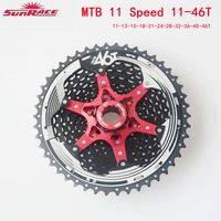 sunrace 11 speed mtb bicycle freewheel separate aluminum bike cassette bracket sprocket 11 46t11 51t