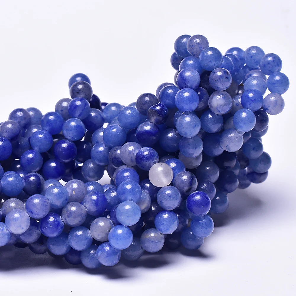 Asingeloo ААА синий авантюрин дюмортиерит бусины из натурального камня