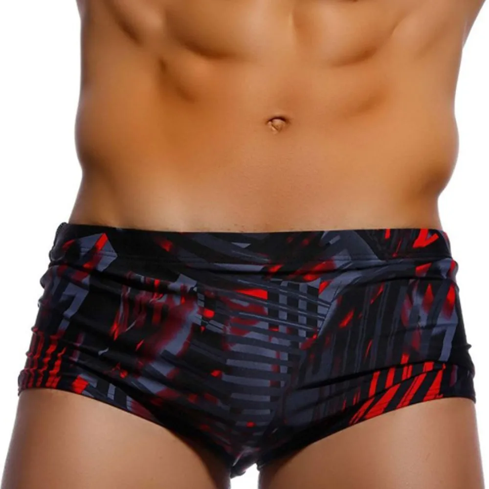 

Men Swimwear Boxer Trunks Quick Dry Fashion Sexy Cut Surf Board Swim Briefs Bottoms Bikini Swimsuits Beachwear Boardshorts Male