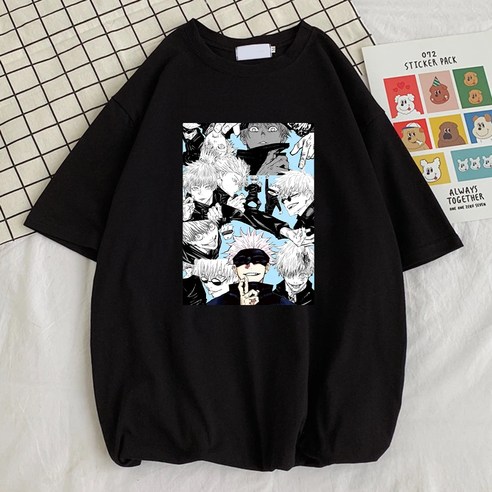

Satoru Gojo Jujutsu Kaisen Printed Men T-Shirt Simplicity Funny Cool O-Neck s Graphic Fit Mens ees
