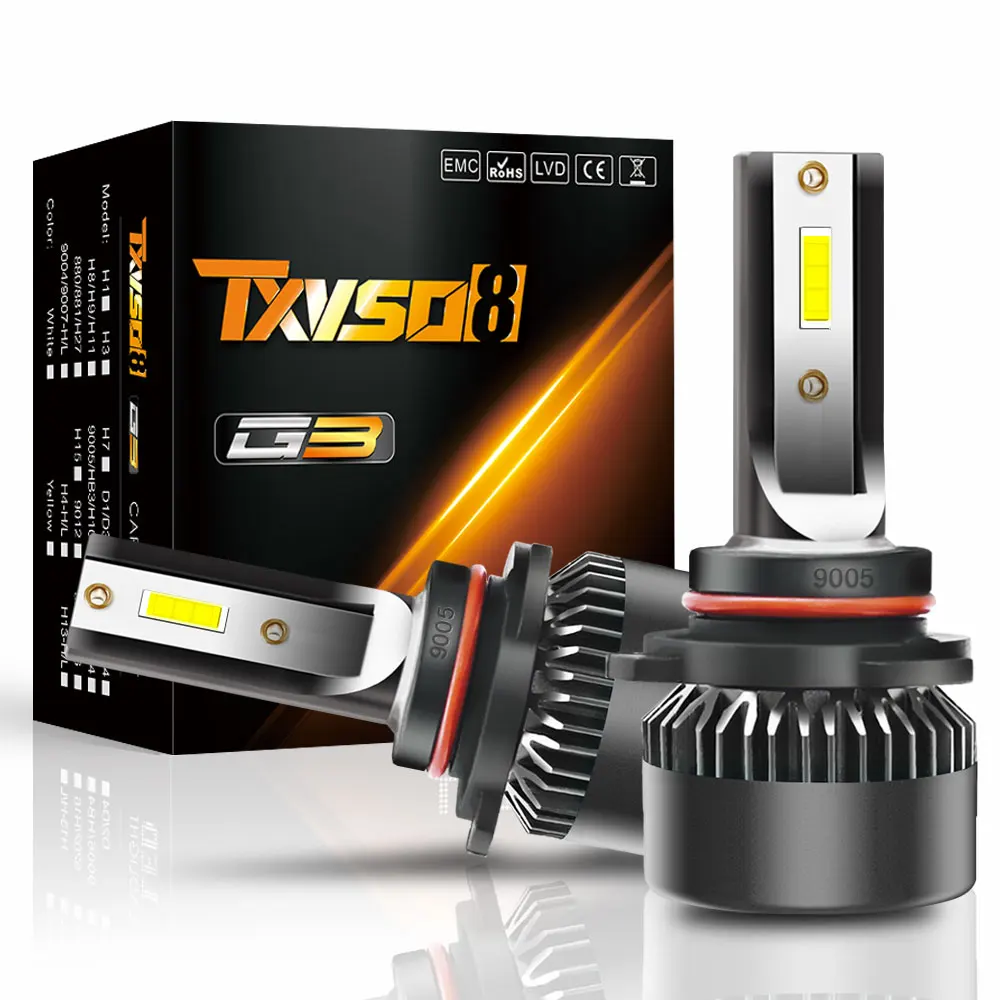 H7 светодиодный светильник с головкой s лампы для льда H4 автомобиля H1 H8 H9 H11 H3 HB3 HB4