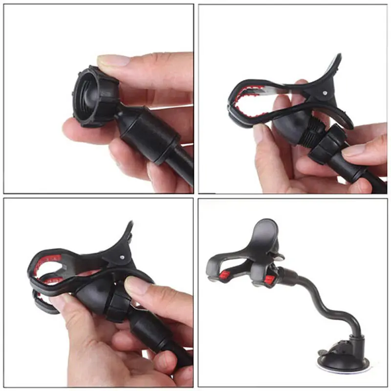 

Universal Windshield Car Phone Holder Universal Multi-Function Car Phone Stand Suction Cup Bracket For Driving Car Navigation B