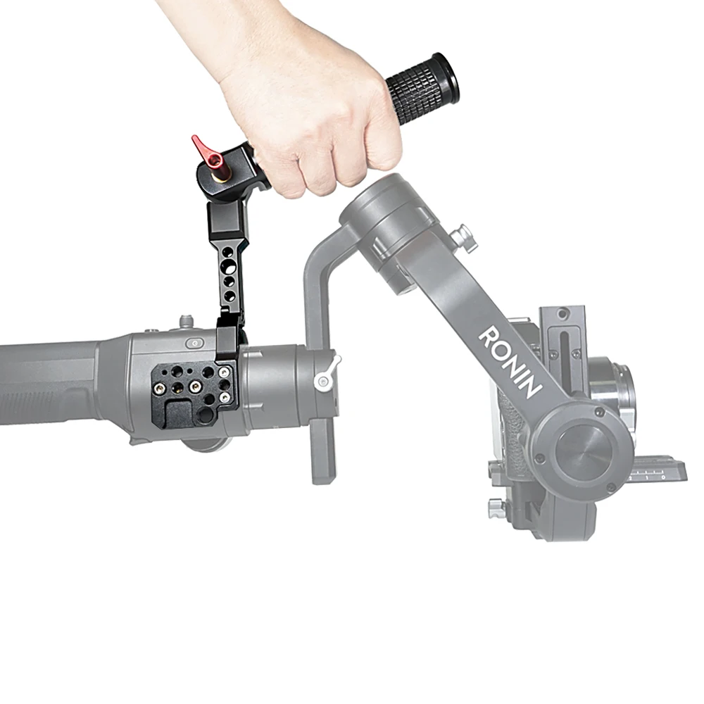 Ronin-SC ручка для DJI Ronin SC с холодным башмаком монитор/микрофон/светодиодный свет с низким углом съемки Gimbal видеосъемка