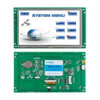 7 inch tft lcd uart display module with controller board software support pic stc dsp any microcontroller