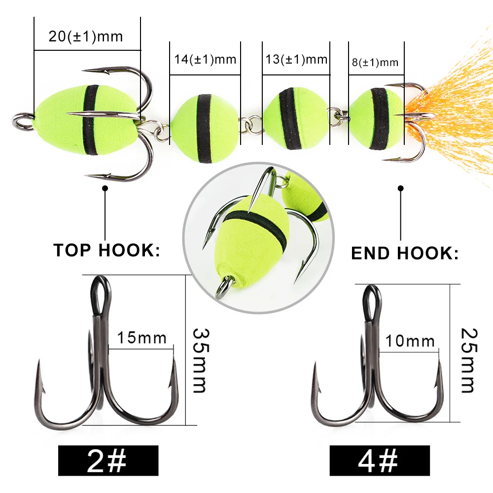FISH KING New Mandula Hot Sale Fishing Lure Soft Lures Foam Bait Swimbait Wobbler Bass Pike Lure Insect Artificial Baits Pesca