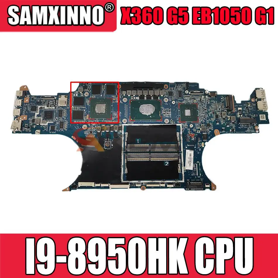 

L47579-601 для HP Zbook Studio X360 G5 EB1050 G1 материнская плата для ноутбука I9-8950HK CPU DA0XW1MBAI1 материнская плата 100% рабочий