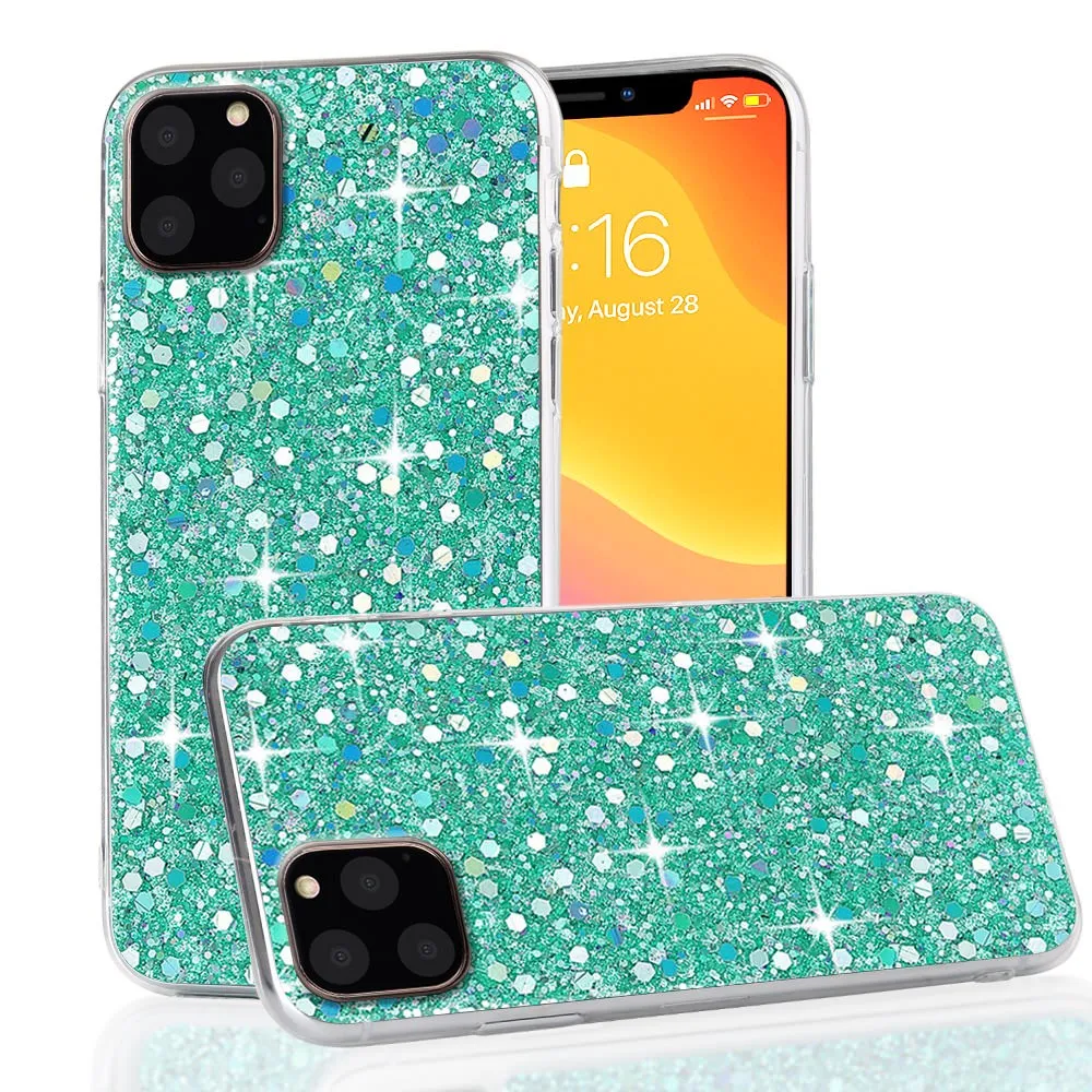 LLZ. COQUE милый Алмазный чехол для телефона для IPhone 11 Pro XS Max XR X 6 6S Plus 5 5S SE 7 8 Plus Блестящий силиконовый чехол Funda Capas
