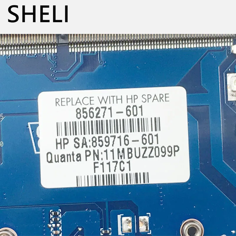 SHELI FOR HP Pavilion 15-AW laptop motherboard A6-9210 DAG55AMB6E0 856271-601 DDR4 mainboard notebook pc main board 100% test ok |