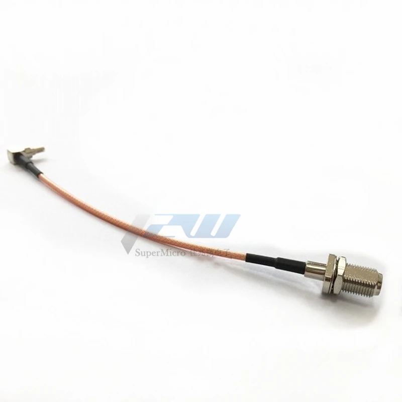 Спиральный Кабельный соединитель RF F К CRC9 мама прямоугольный обжим RG316 спиральный