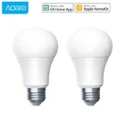 1-2 шт. Aqara лампы Zigbee 9W E27 2700K-6500K 806lum умная белая Цвет Светодиодная лампа светильник работы лампы для домашняя одежда и MI Home приложение