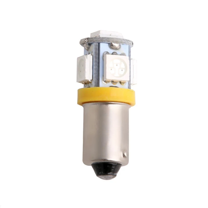 Светодиодная лампа T11 BA9S 5050 5 SMD 1 шт. автомобильная 12 В T4W 3886X H6W 363 светильник |