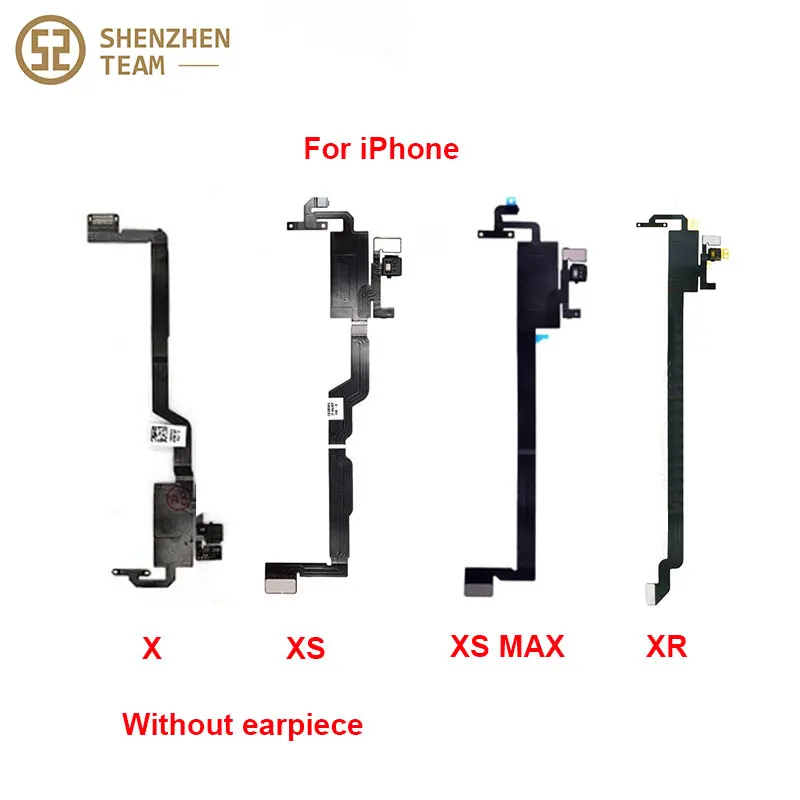 SZteam ORIGINAL earpiece flex cable for iPhone X XS MAX XR with or without Speaker Replacement Part original | Мобильные телефоны и