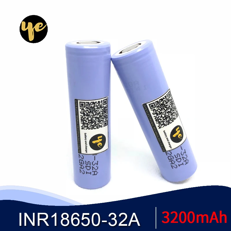 Oye icr18650 32a аккумулятор высокой емкости 3200 мАч 3 6 В к внешнему аккумулятору или 18650