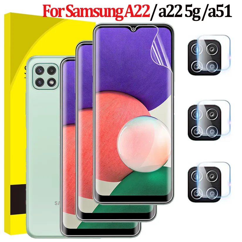 

Hydrogel Film For Samsung Galaxy A22 5g hidrogel Samsung A 22 A51 SamsungA22 Screen Protector Galaxy A22 Soft Glass Samsung A22