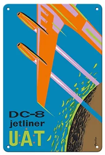 Дугласова DC-8 самолета-ТПП (союз Aéromaritime de Transport) -авиакомпания Barlier c.1960s