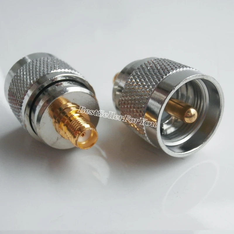 1 шт. SMA гнездо к UHF папа PL259 PL 259 Разъем RF Coax Коаксиальный адаптер Новый|Соединители|