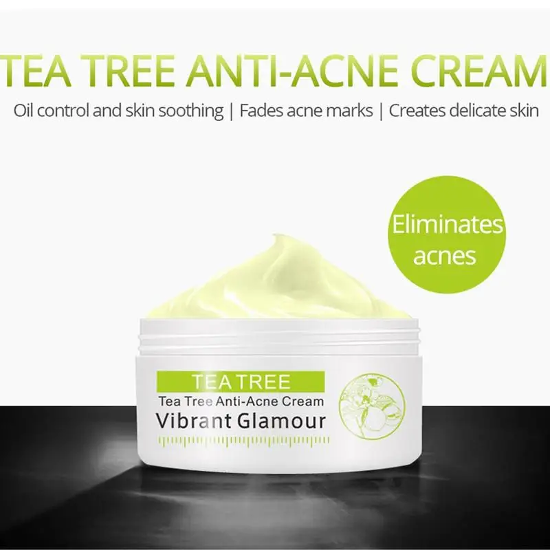 Дерево против акне крем для лица контроль над маслом Усадочные поры Питание
