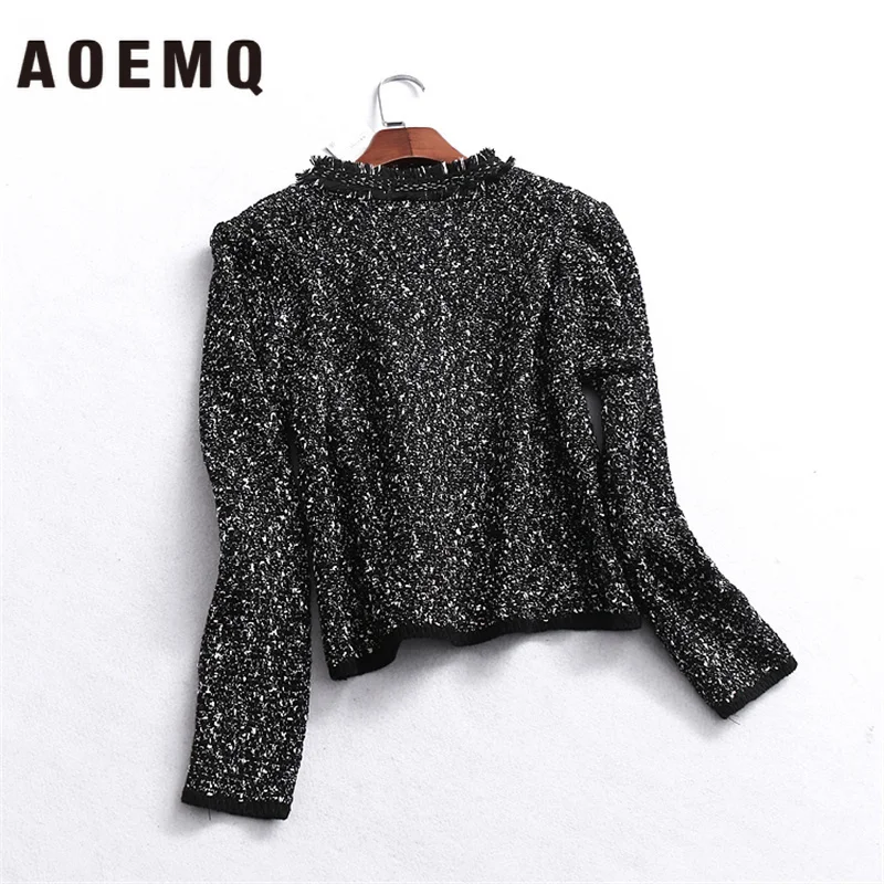 AOEMQ Новый Дикий Тонкий для похудения однобортный Небольшой аромат мягкая сумка с