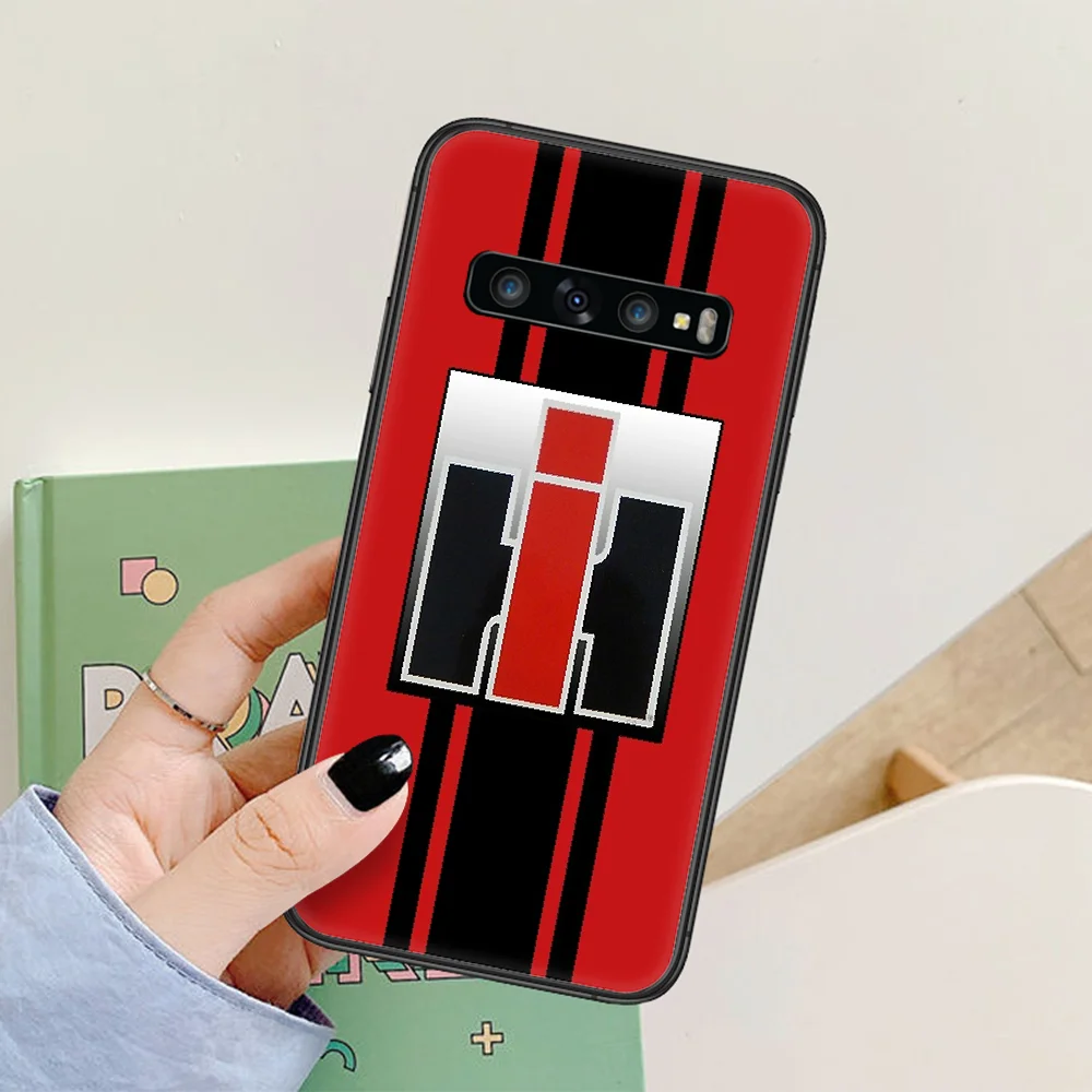 

CASE IH Tractor Phone Case For Samsung Galaxy Note S 8 9 10 20 Plus E Lite Uitra black Etui Tpu Bumper Trend Hoesjes Fashion