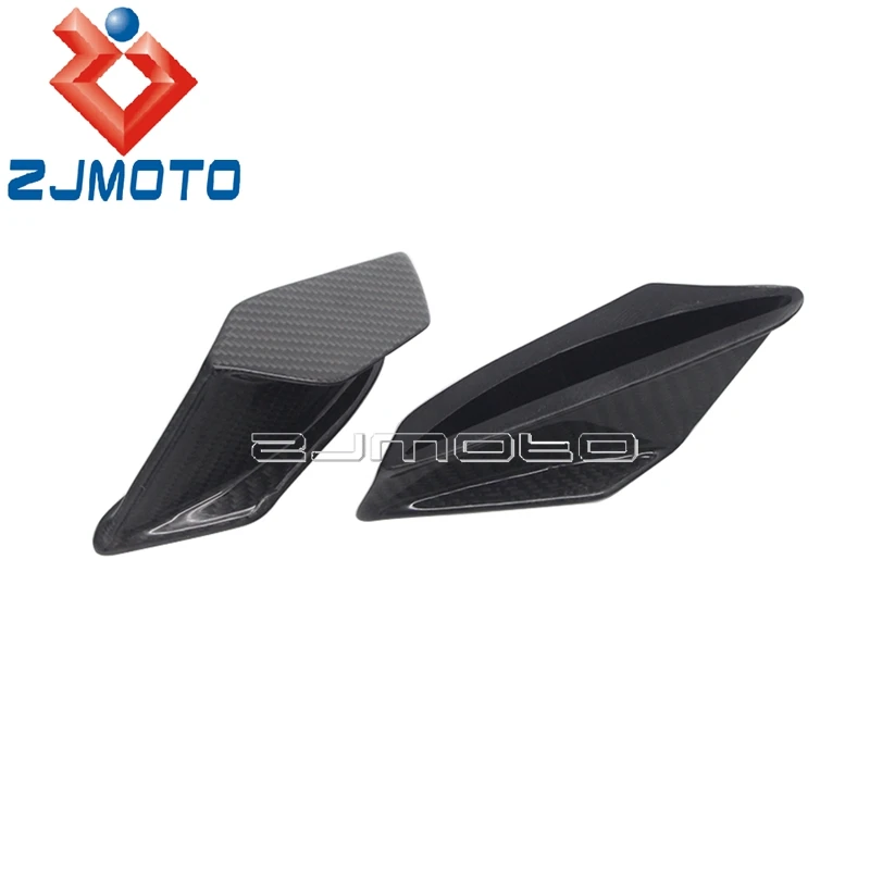 Universal Carbon Fiber Spoiler Winglets For DUCATI SUZUKI HONDA KAWASAKI Panigale V2 RSV4 899 959 1199 1299 Aero Dynamic Winglet |