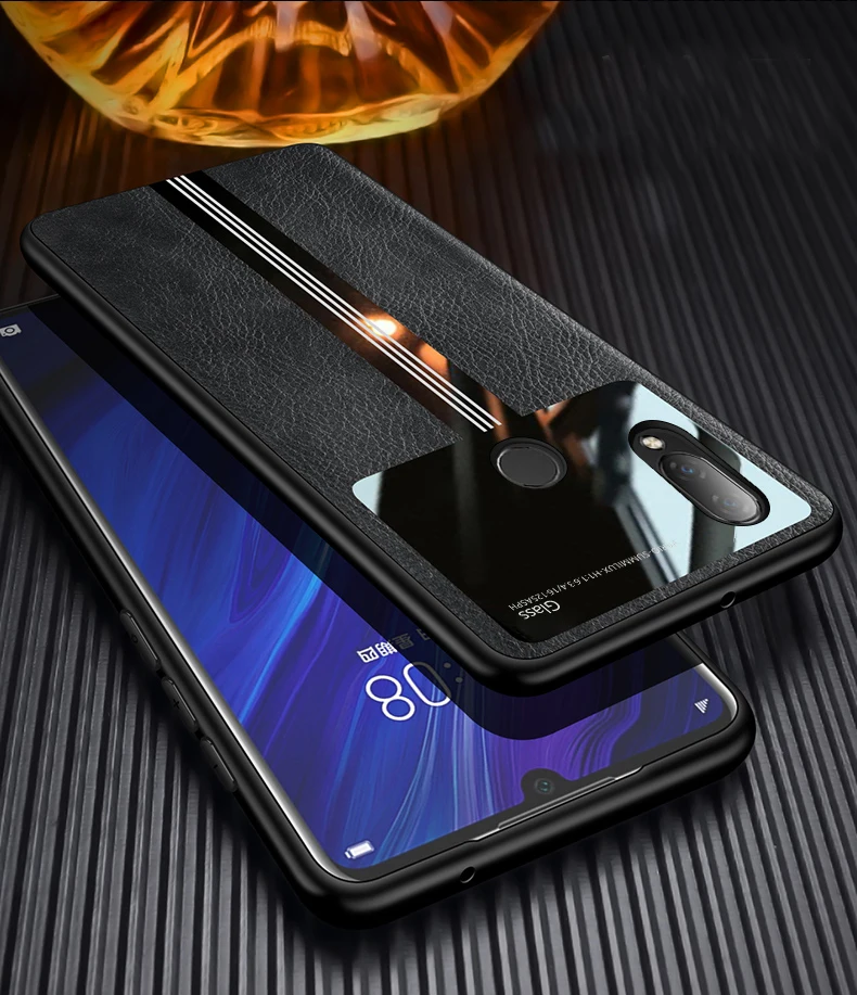 Для huawei nova 3 3i 3E чехол роскошная кожаная текстура плексигласовая Защитная крышка