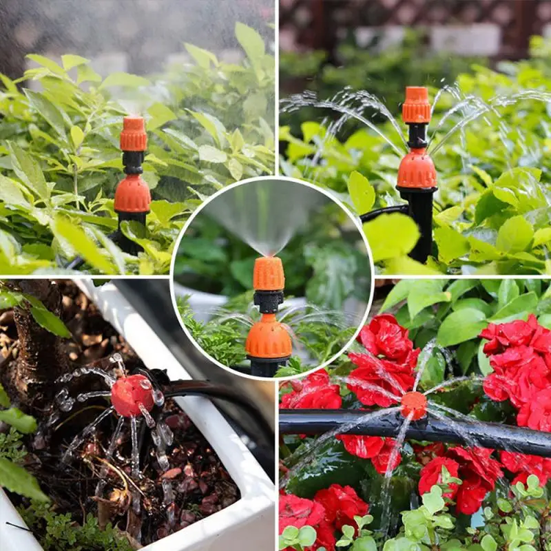 

20-50M Smart Garden Watering Sysytem Automatic Self Drip Irrigation System For Greenhouse Plant DIY Watering Irrigation Drip Kit