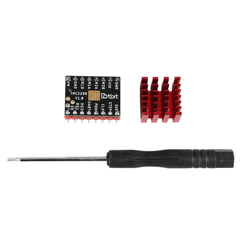 Аксессуары для 3D принтера драйвер шагового двигателя Tmc2208 V1.0 тихий 256 детской