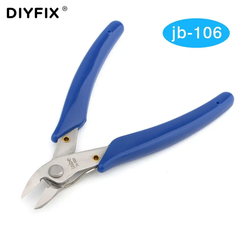 DIYFIX мини диагональные электрики режущие плоскогубцы Длинные плоскогубцы для ЖК-дисплея ремонт материнской платы режущий провод промышленный инструмент