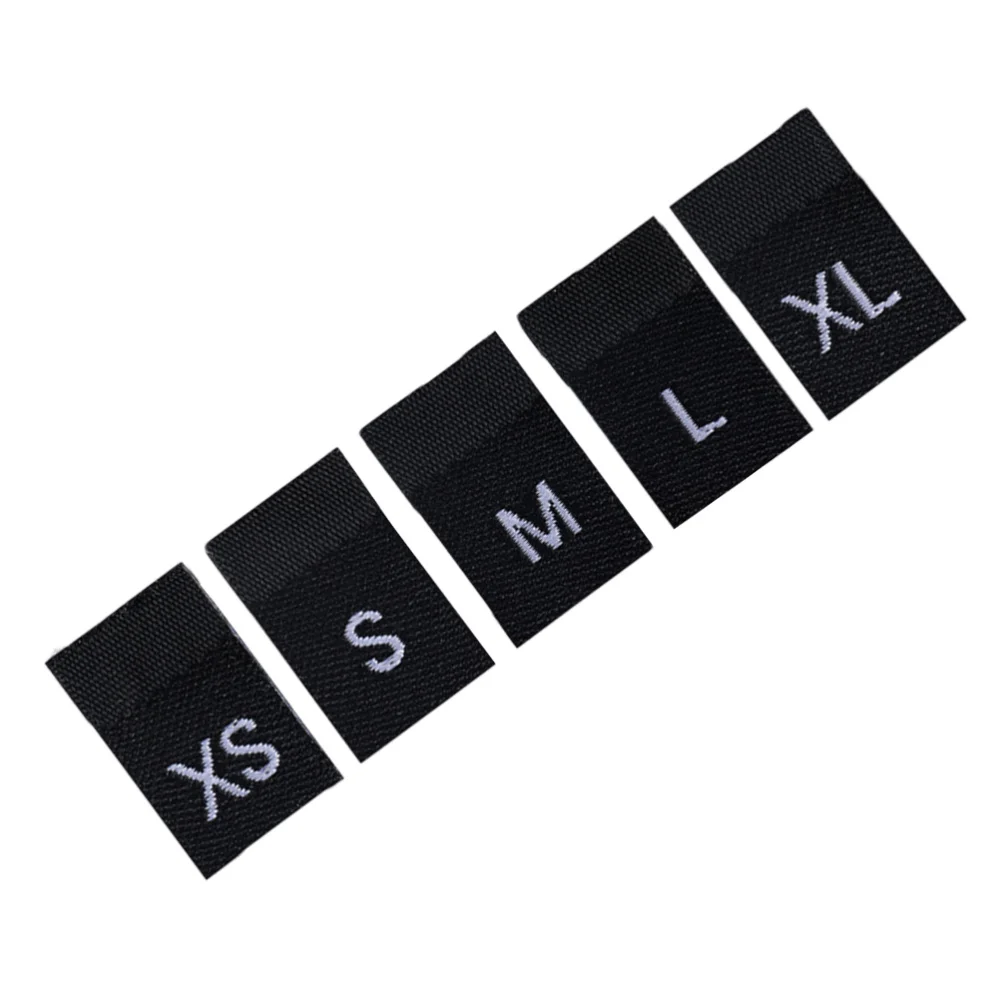 500 шт. одежда Размеры этикетки в сложенном виде ткани общие тканый Mark