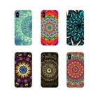 Прозрачные чехлы из ТПУ для Xiaomi Redmi 4A S2 Note 3 3S 4 4X 5 Plus 6 7 6A Pro Pocophone F1 Mandala Sun Flower Datura Retro Flora