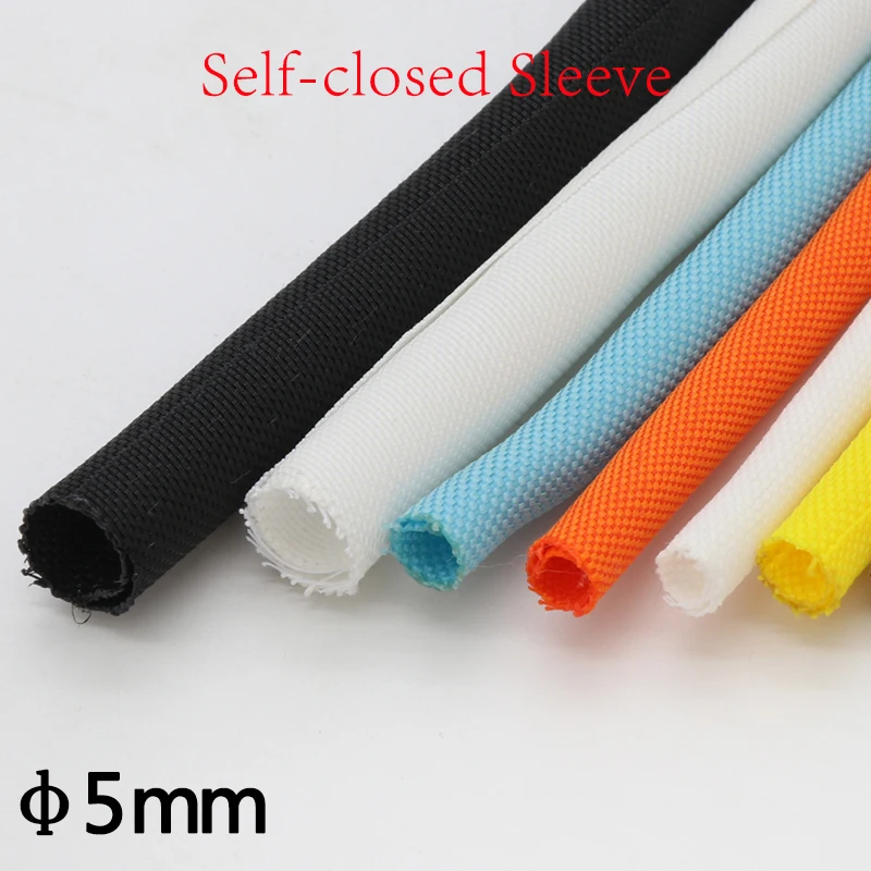 

Multicolor Dia 5mm PET Self-close Expandable Braided Sleeve flexible Insulated Tube Wire Wrap Splitter Nylon Protector Harness