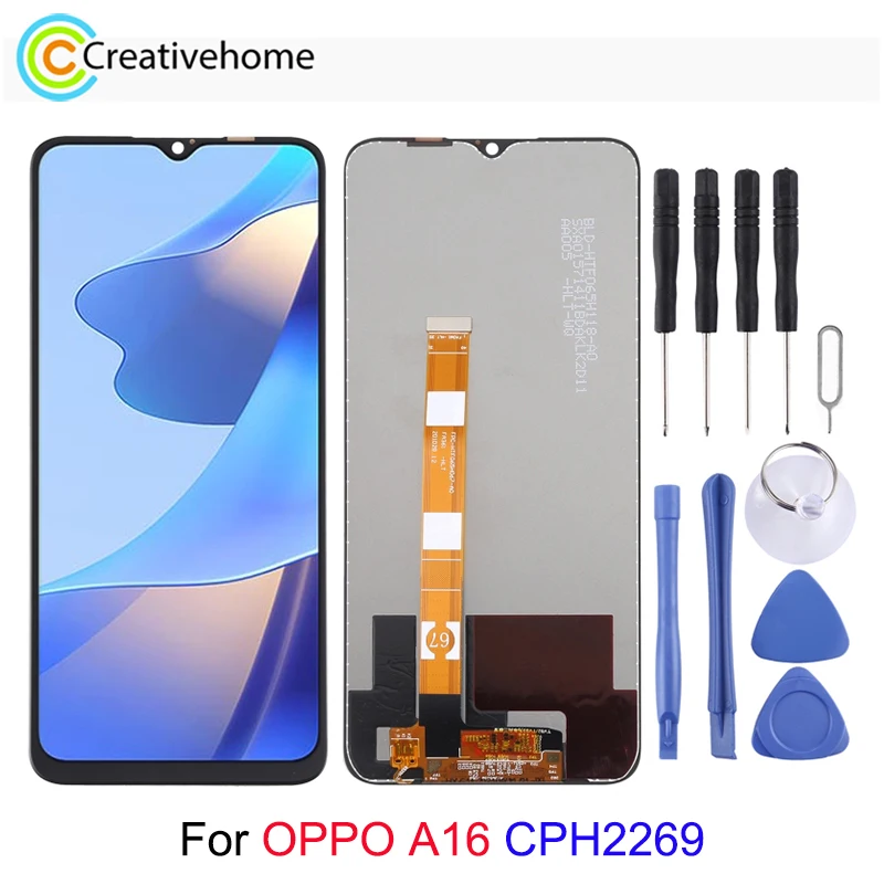 

Высококачественный сменный ЖК-экран и дигитайзер в сборе для OPPO A16 CPH2269