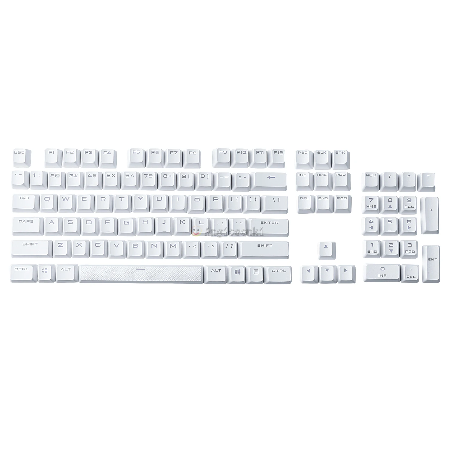 Suitable for Corsair Strafe RGB mk.2 K70 K68 K63 K65 K95 K90 keyboard keycaps, 104 full-key PTB keycaps