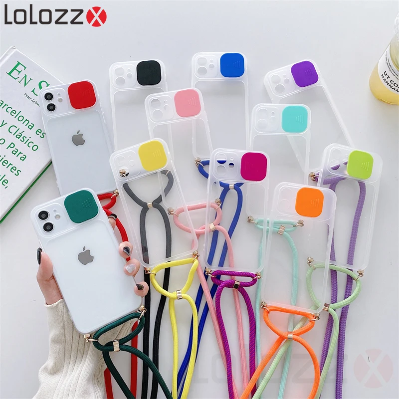 Ремешок для защиты объектива камеры чехол телефона с цепочкой и шнуром iPhone 13 12 11