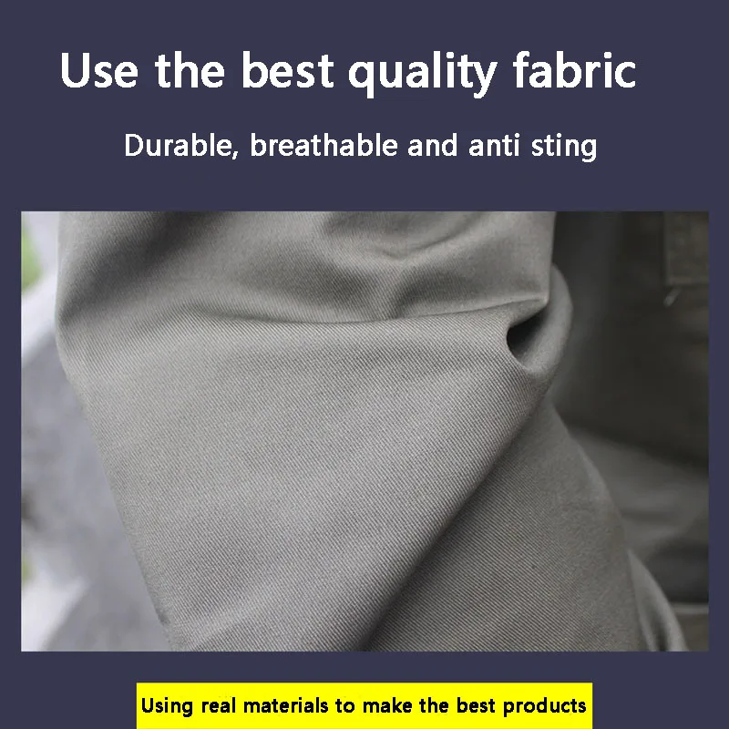 

1 set beekeeper costume beekeeping suit Bee proof clothing One piece breathable bee proof suit Anti sting protective clothing