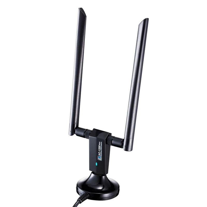 

USB 3.0 1200Mbps Wifi Adapter Dual Band 5.8GHz 802.11AC RTL8812AU Wifi Antenna Dongle Network Card for Laptop Desktop