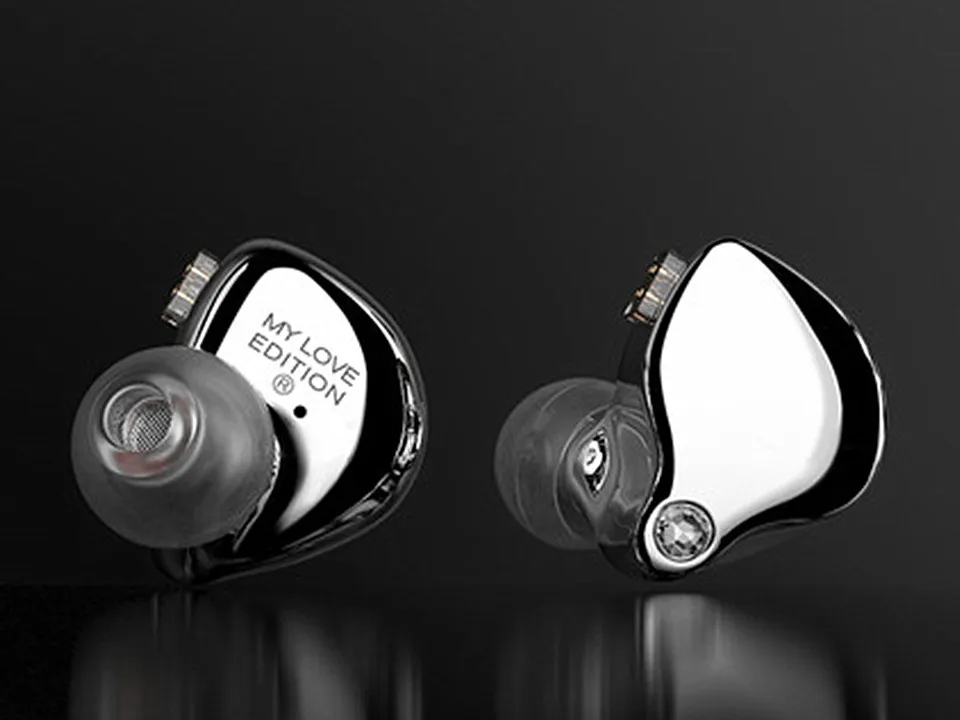 007 Silver TFZ MY Love Edition Динамический драйвер 2pin 0,78 мм HiFi наушники-вкладыши - Цвет: 007 Silver