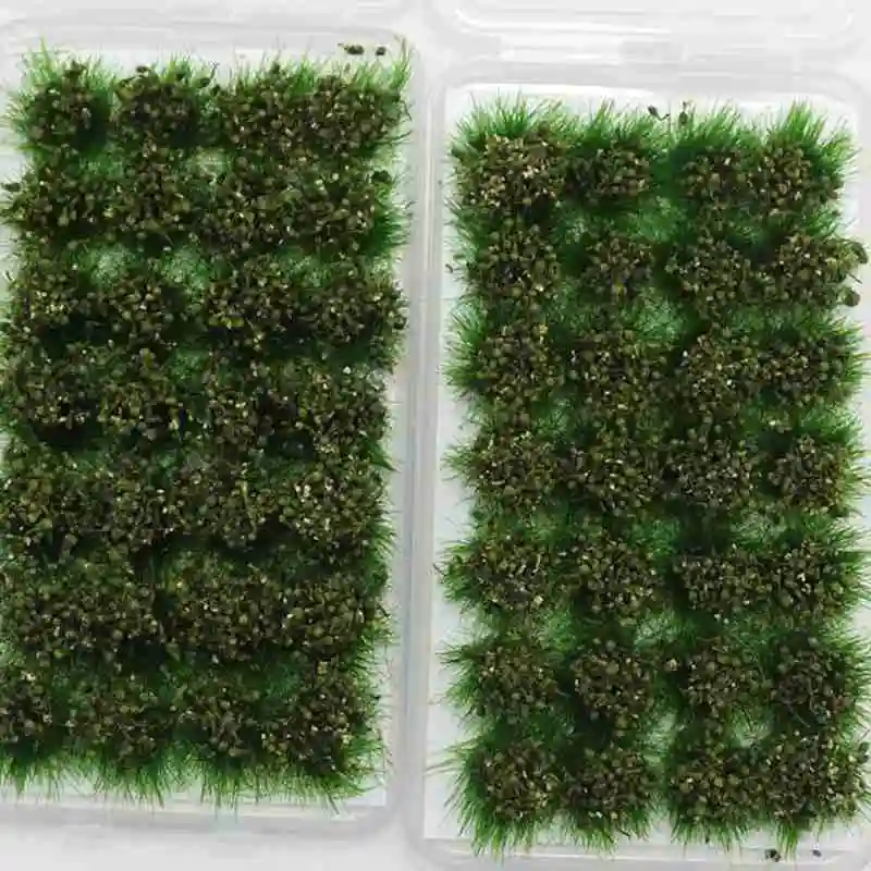 

Simulation Model Scene Shrub Grass Bush Military Static Landscape Field Handmade Material Building Diy Sand Table A6G6