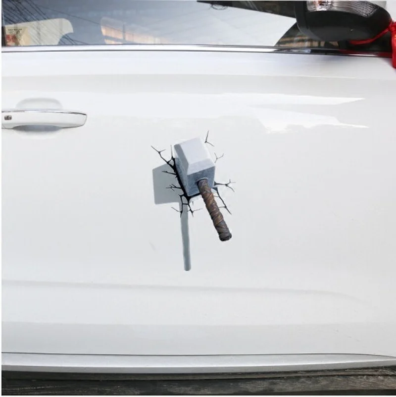 Наклейка на автомобиль Молот Тора Диснея украшение дома наклейка стену