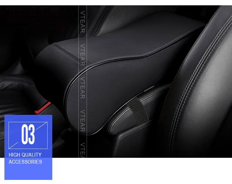Vtear для Tesla модель 3 Аксессуары Кожаный Автомобильный подлокотник коробка Подушка Авто центральная консоль подлокотник сиденье автомобиля Стайлинг