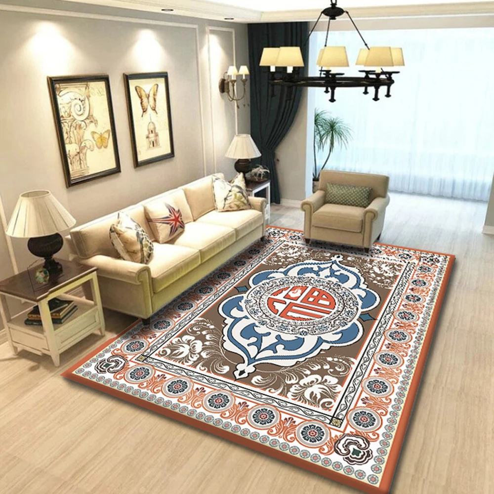 

Geometric Living Room Carpets Nordic Home Bedroom Carpet Bedside Blanket Modern Area Rug Large Rugs Floor