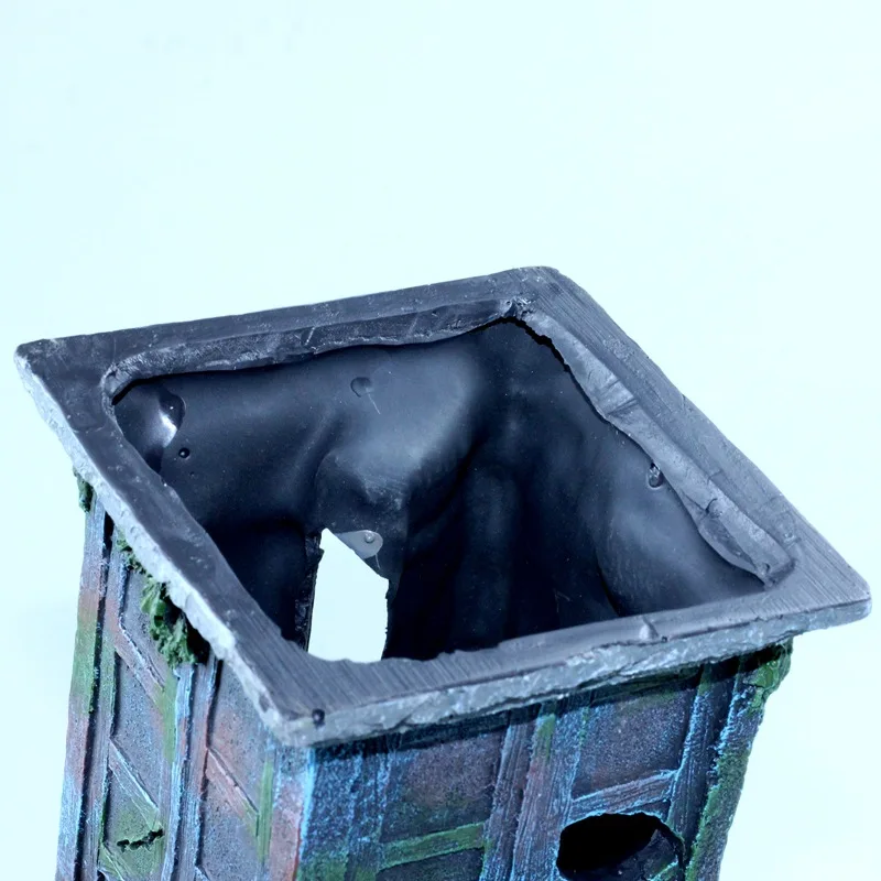 

Aquarium Decoration Sentry Box house Ornaments Fish Tank Landscaping Aquascape Fish Shrimp Shelter Decor Aquarium Accessories