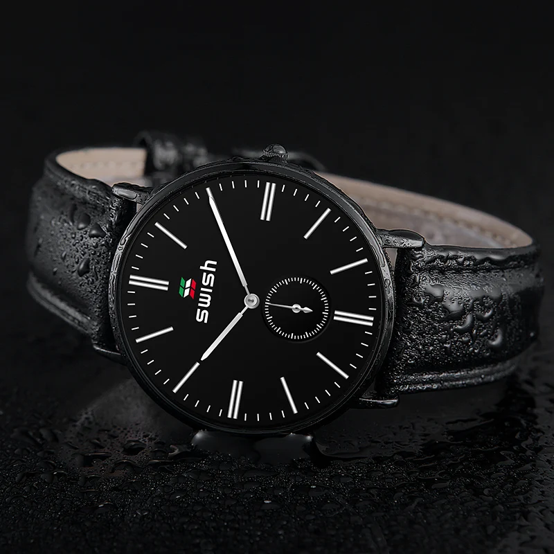 Часы наручные SWISH мужские с хронографом Кварцевые водонепроницаемые спортивные