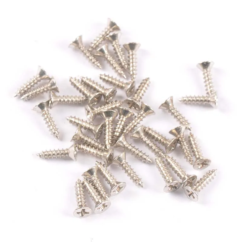 100 шт. серебряный/золотой/Бронзовый винт с плоской головкой маленькая мебель для