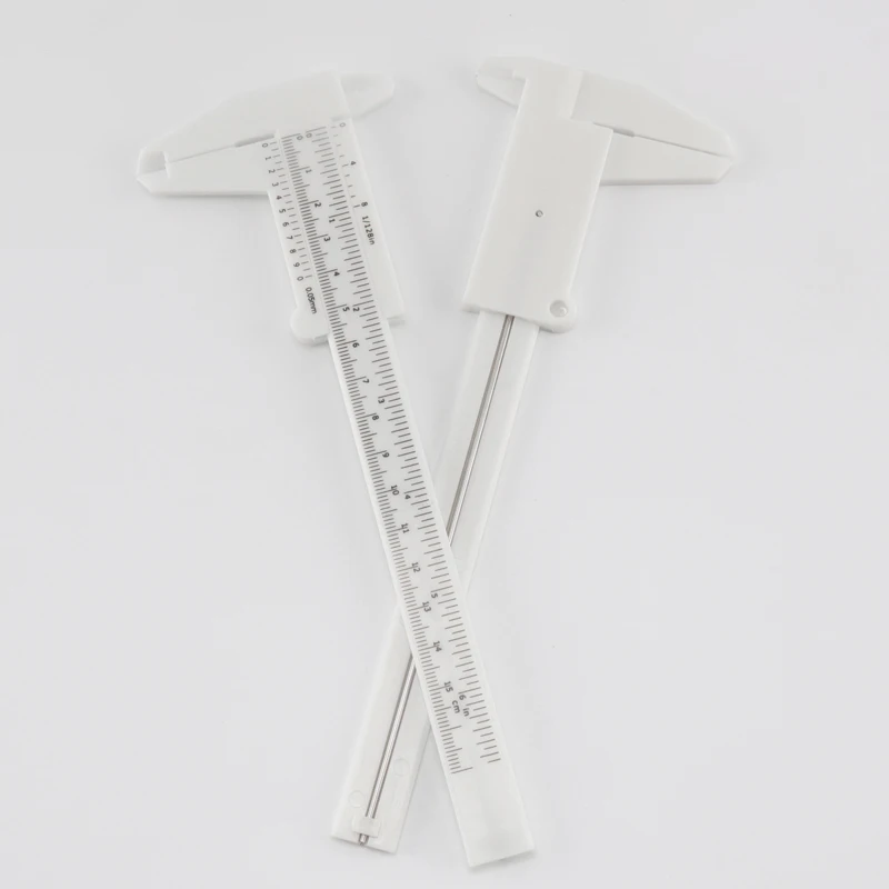 Принадлежности для перманентного макияжа Пластиковый штангенциркуль линейка